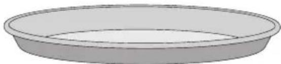 MIELE H2464E - Runde Backform HBF 27-1 - 1