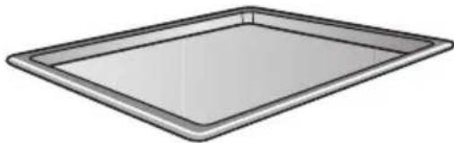MIELE H2463B - Backblech, Universalblech und Rost mit Ausziehschutz - 1