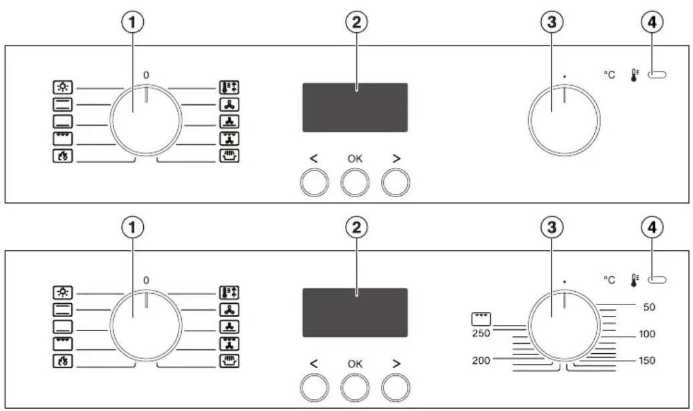 MIELE H2363BP - Bedienelemente Backofen - 1