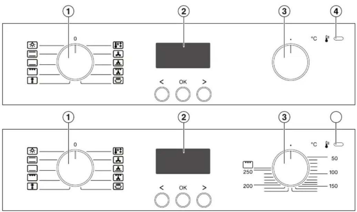 MIELE H2362B - Bedienelemente Backofen - 1