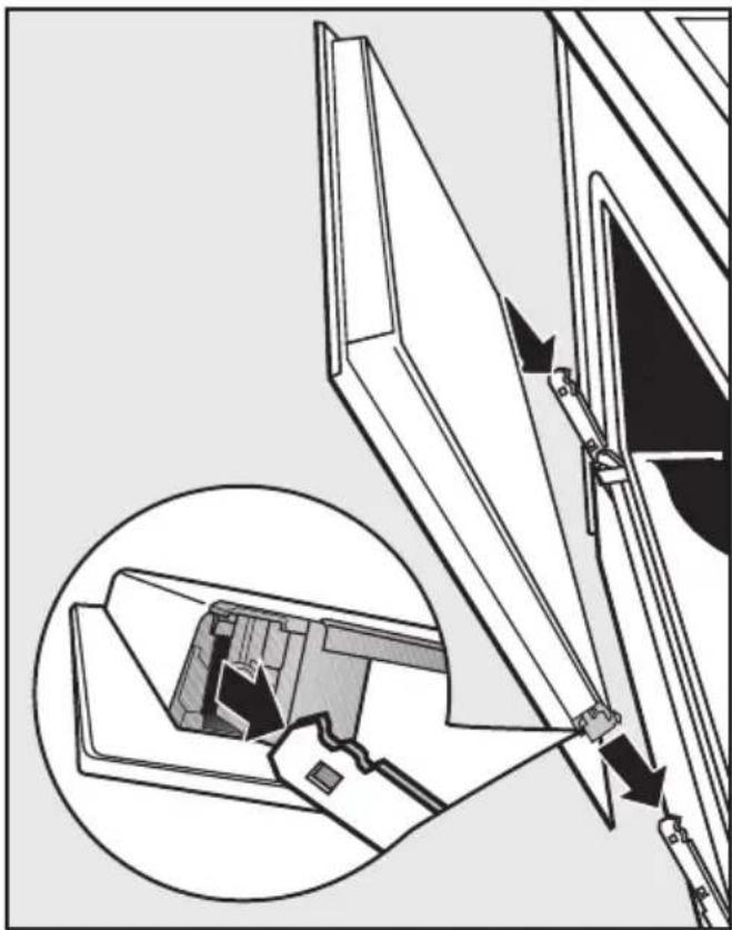 MIELE H2263B - Tür einbauen - 1
