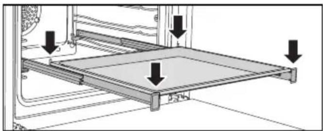 MIELE H2263E - Backblech, Universalblech und Rost mit Ausziehschutz - 4