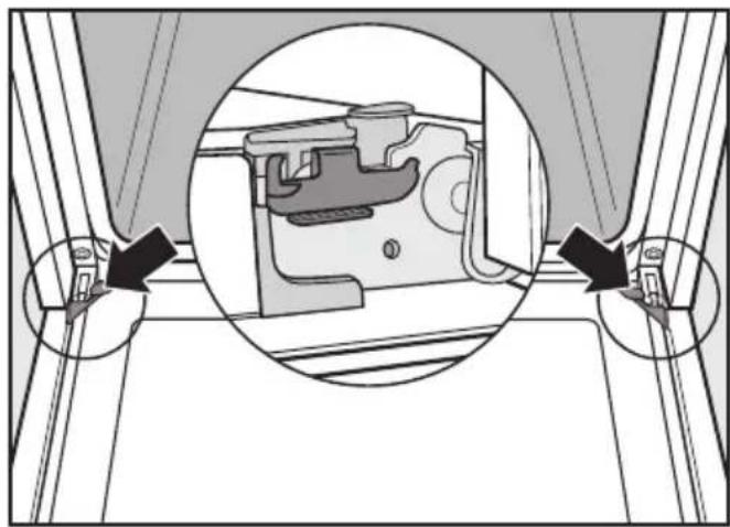 MIELE H2164E - Tür ausbauen - 1