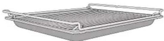 MIELE H2164E - Backblech, Universalblech und Rost mit Ausziehschutz - 2