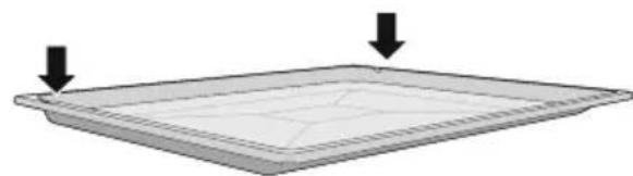 MIELE H2164E - Backblech, Universalblech und Rost mit Ausziehschutz - 1