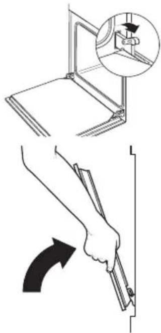 Küppersbusch MEB 6360E - Backofentür einsetzen - 1