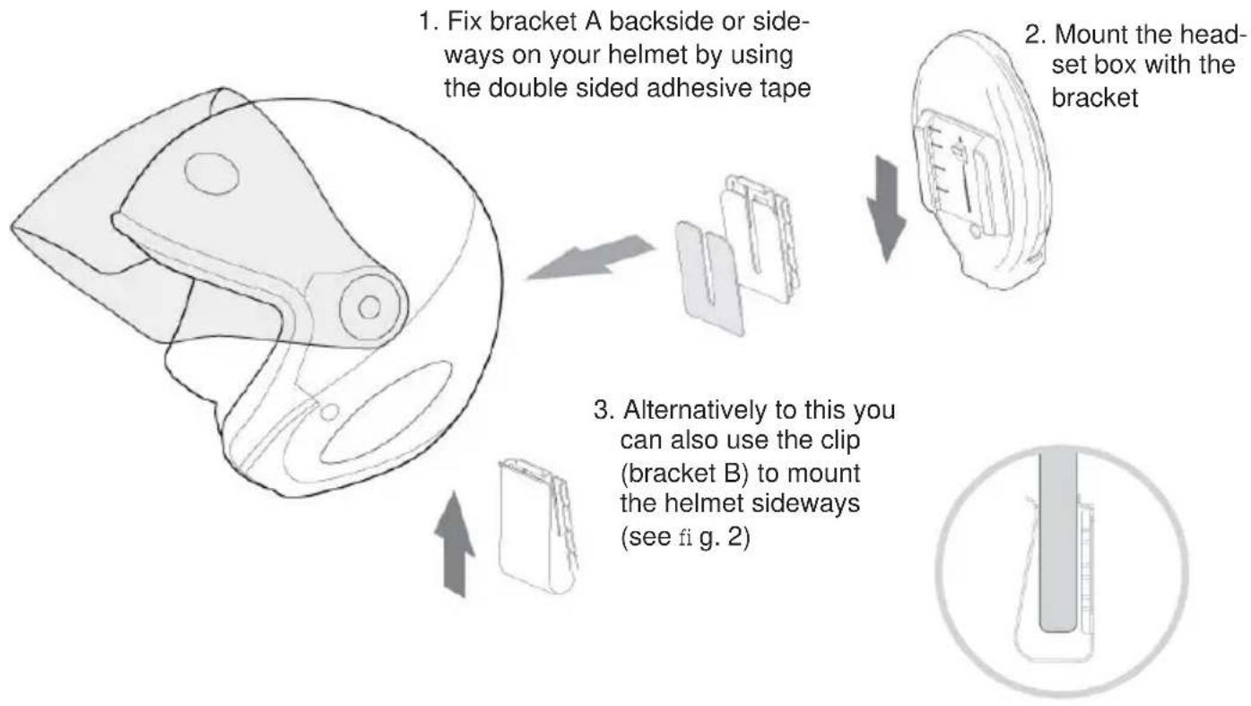 Camos BHS-600 - Headset mounting/dismounting - 1