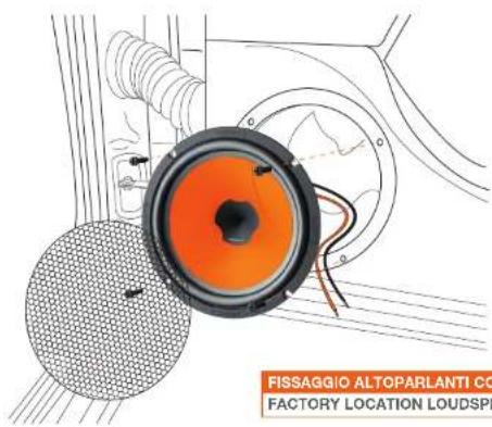 Hertz ECX 100 - ■ Fissaggio woofer e coassiali / Woofer and coaxial fixing - 3