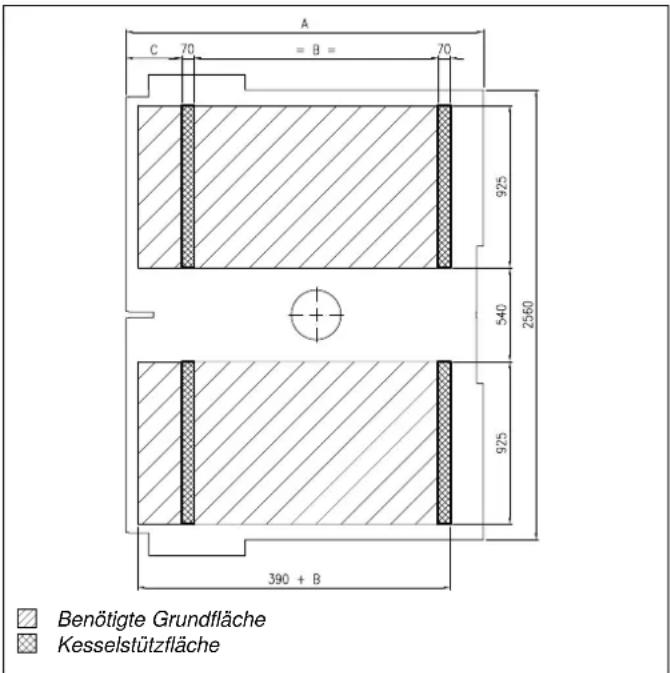 Remeha Gas 6000 - Kesselaufstellung - 1