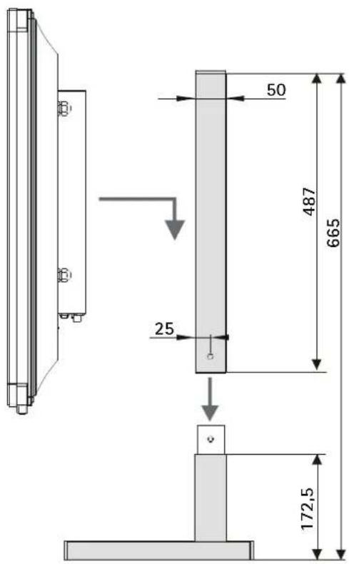 MEDION MD5018 - Hinweise zur Tischaufstellung - 1