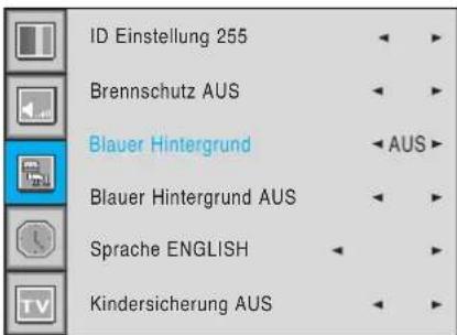 MEDION MD42555 - Blauer Hintergrund, Advanced-Menü - 3