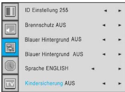 MEDION MD42555 - Kindersicherung, Advanced-Menü - 1