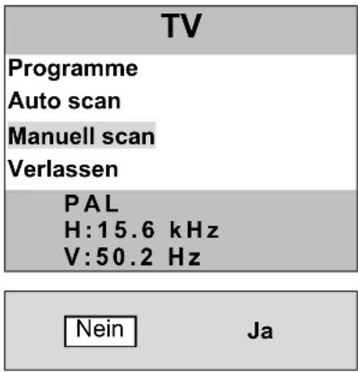 MEDION MD32733 - MANUELLE PROGRAMMSUCHE - 1