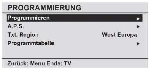 MEDION MD20031 - Menüstruktur Analog-TV - 7