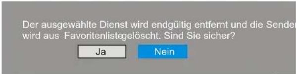 MEDION MD20031 - Löschen von Kanälen in der Kanalliste - 2