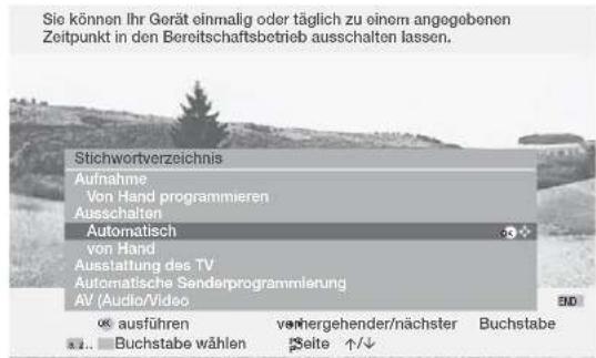 LOEWE Individual 32 Selection - So wählen Sie das Stichwort aus: - 5