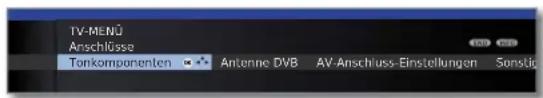 LOEWE Connect 32 3D - Menü Anschlüsse aufrufen - 3