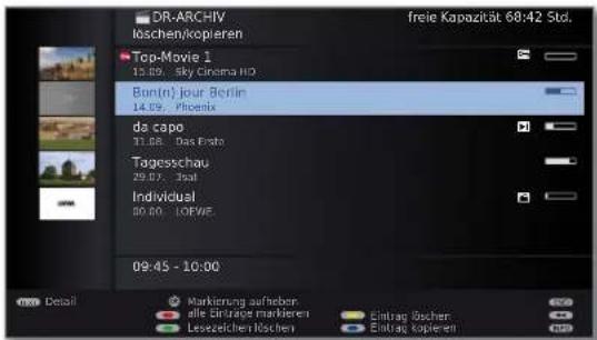 LOEWE Connect 32 3D - Aufnahmen auf einen angeschlossenen Recorder überspielen - 4