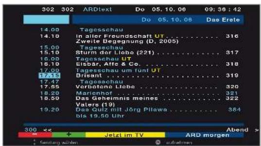 LOEWE Connect 32 3D - Timer-Aufnahme über Teletext programmieren - 1