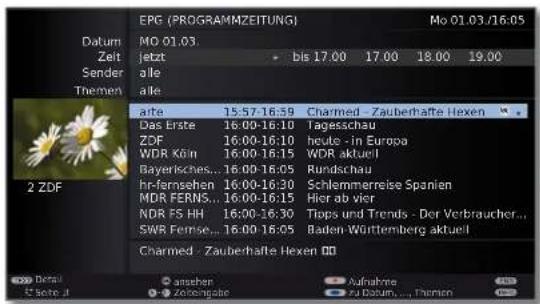 LOEWE Connect 32 3D - EPG starten und beenden - 2