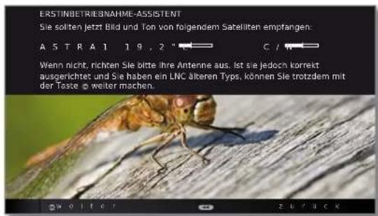 LOEWE Connect 32 3D - Einstellmöglichkeiten für den DVB-S-Empfang (Fortsetzung): - 1