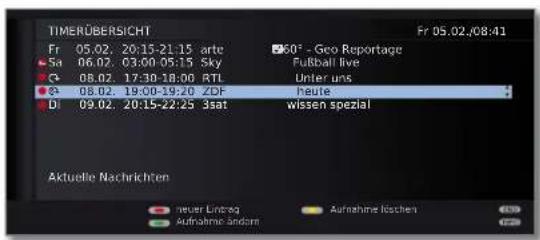 LOEWE Connect 32 3D - Programmierte Timereinträgelöschen - 2