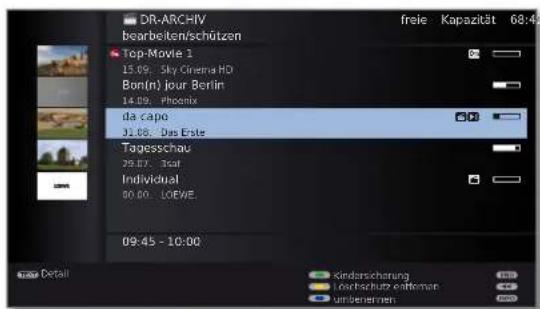 LOEWE Connect 32 3D - Löschschutzsetzen/entfernen - 6