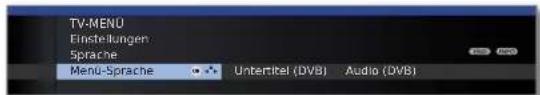 LOEWE Connect 32 3D - Sprache aufrufen - 3