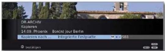 LOEWE Connect 32 3D - Aufnahmen von einem freigebenden TV-Gerät überspielen - 4