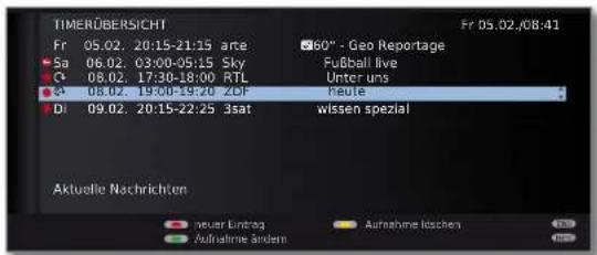 LOEWE Connect 32 3D - Archiv-Aufnahme – Timer-Aufnahme - 3
