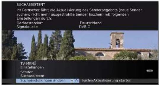 LOEWE Connect 32 3D - MENU: TV-Menü aufrufen. - 3