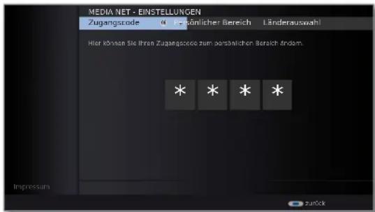 LOEWE Connect 32 3D - MediaNet-Einstellungen - 2