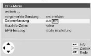 LOEWE Aventos 3970 ZW - Datenerfassung ein-/ausschalten - 3