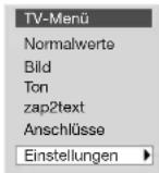 LOEWE Aventos 3970 ZW - TV-Menü - 2