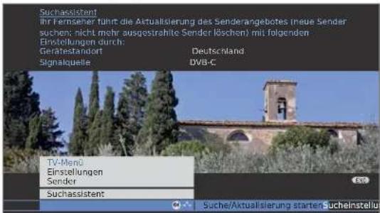 LOEWE ART 37SL - TV-Menü aufrufen. - 1