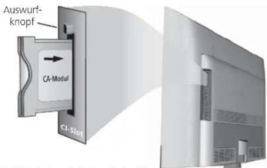 LOEWE ART 37SL - CA-Modul in den CI-Slot einschieben - 1