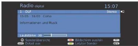 LOEWE ART 37SL - Radio-Betrieb einschalten - 3