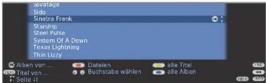 LOEWE ART 37SL - Sortierung nach Interpreten - 2