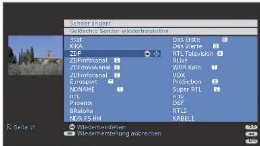 LOEWE ART 37SL - Sender wiederherstellen - 2