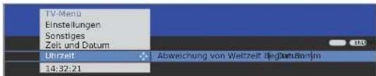 LOEWE ART 32 SL - Zeit und Datum aufrufen - 3
