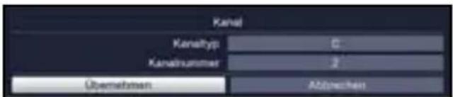 Kanal Kanaltyp: € Kanalsummer: 2 Öberkehrman: Aktiobuchkan