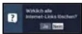 TECHNISAT MultyVision ISIO 46 - Alle Internet-Links löschen - 1