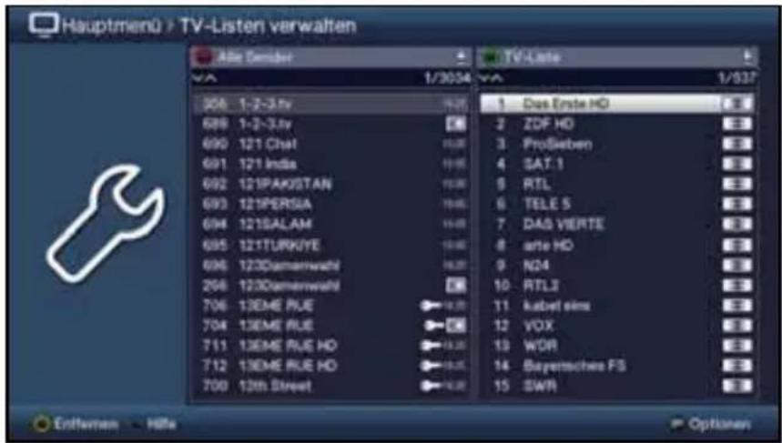 Hauptmenü > TV-Listen verwalten Alle Demider 1/30/24 TV-Liste 1/337 206 1-2-3.tv 689 1-2-3.tv 690 121 Chat 691 121 India 692 121PAKISTAN 693 121PERSIA 694 121SALAM 695 121TURKIYE 696 123Damerwahl 206 123Damerwahl 706 13EME RUE 704 13EME RUE 711 13EME RUE HO 712 13EME RUE HO 700 13th Street Das Erste HD ZDF HD ProSieben SAT.1 RTL TELE S DAS VIERTE arte HO N24 RTL3 kubel sima VOX WDR Begertschere FS SWR