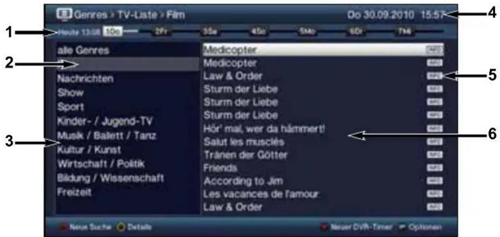 Genres > TV-Liste > Film Do 30.09.2010 15:57 Heute 13:08 10s 2Fr 3Sa 4Sb 5Mc 6Di 7Md alle Genres Medicopter Nachrichten Show Sport Kinder-/ Jugend-TV Musk / Balett / Tanz Kultur / Kunst Wirtschaft / Politik Bildung / Wissenschaft Freizeit Medicopter Law & Order Sturm der Liebe Sturm der Liebe Sturm der Liebe Hör' mal, wer da hämmert! Salut les musclés Tränen der Götter Friends According to Jim Les vacances de l'amour Law & Order Neue Suche Details Neuer DVR-Timer Options