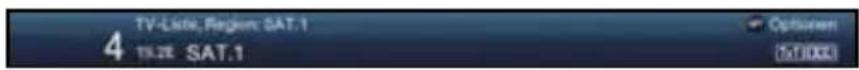 TV-Late, Region: SAT.1 4 19:28 SAT.1 Options (57/000)