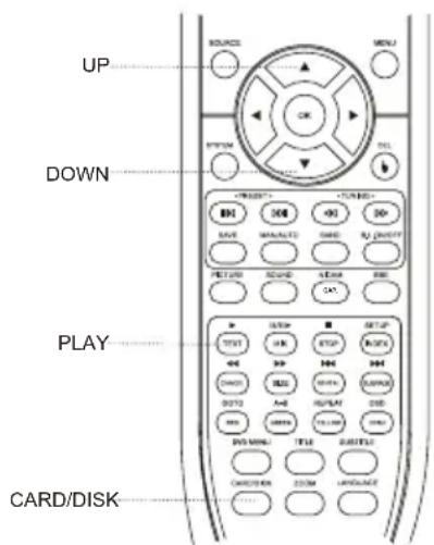 UP DOWN PLAY CARD/DISK