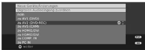 LOEWE Xelos A 32 HD 100 - Dig. Audio- eingang zuordnen - 1