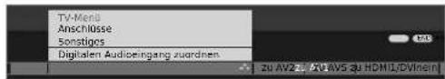 LOEWE Xelos A 32 HD 100 - TV-Menü aufrufen. - 2