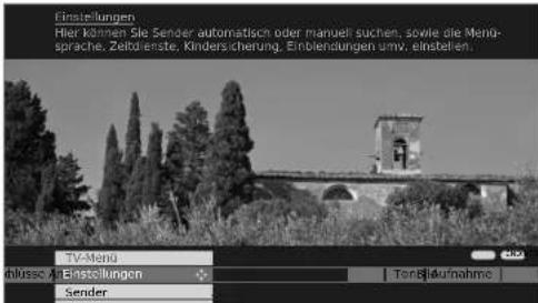LOEWE Xelos A 32 HD 100 - Die Info-Anzeige - 2