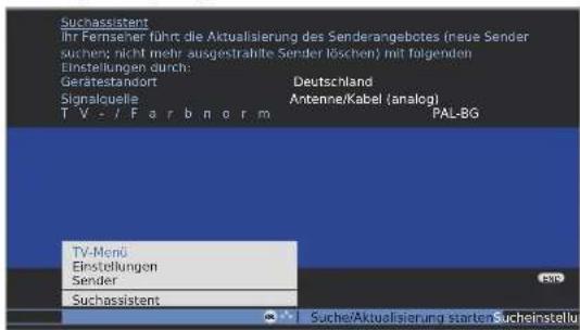 LOEWE Spheros R 32 HD - Sender suchen/aktualisieren – Suchassistent - 3